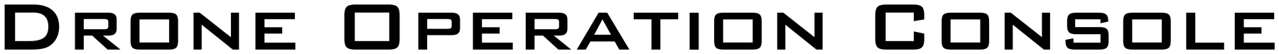 Drone Operation Console